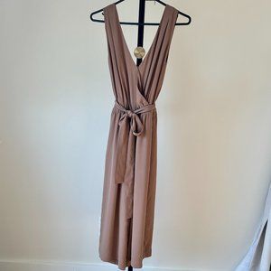 Babaton Maximillian Wide Leg Jumpsuit (Aritzia)